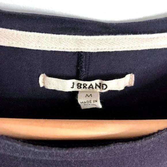 J Brand Plum Purple Soft Crewneck Tee Women's Size M - Picture 5 of 8